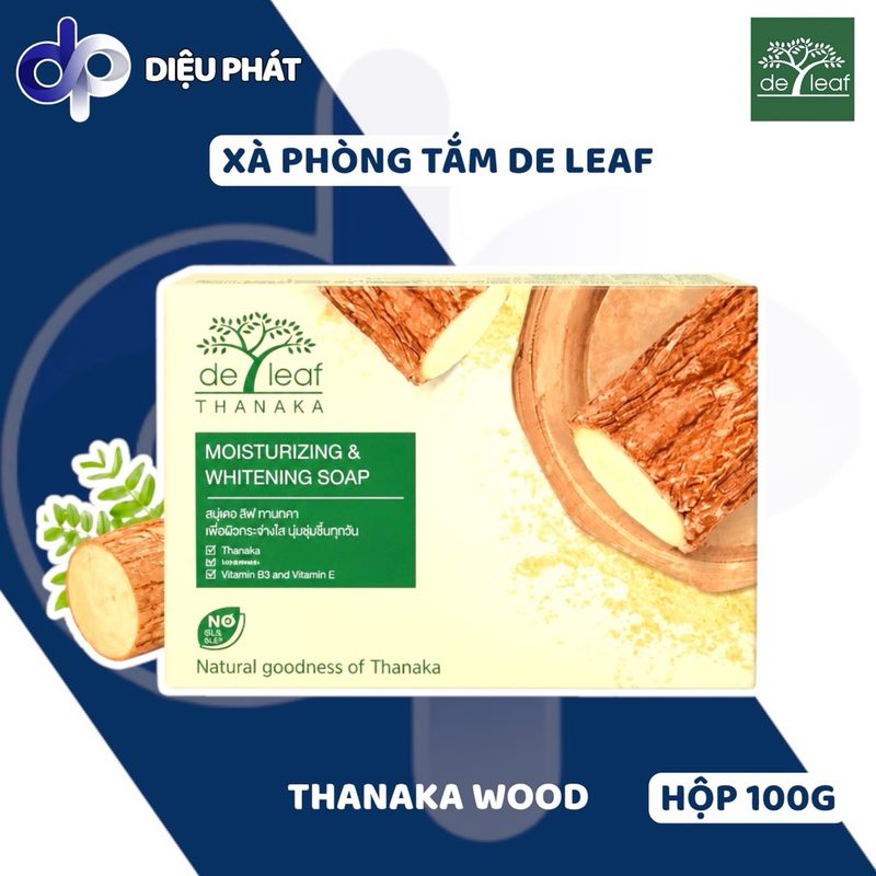 Ảnh 2 của COMBO 24 Xà Phòng Tắm De Leaf 100G Trắng Sáng Ẩm Mịn Săn Chắc Làn Da