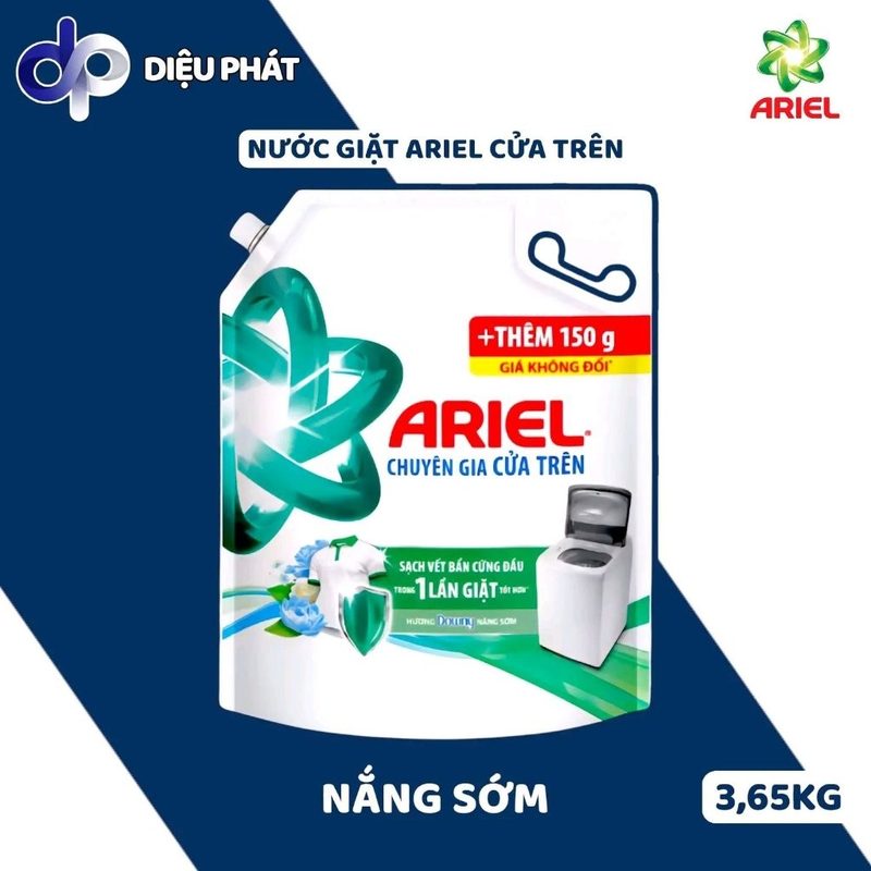 Ảnh 3 của Nước Giặt Ariel Cửa Trên Túi 3.65KG - Hương Downy Nước Hoa Đam Mê Nắng Mai Oải Hương