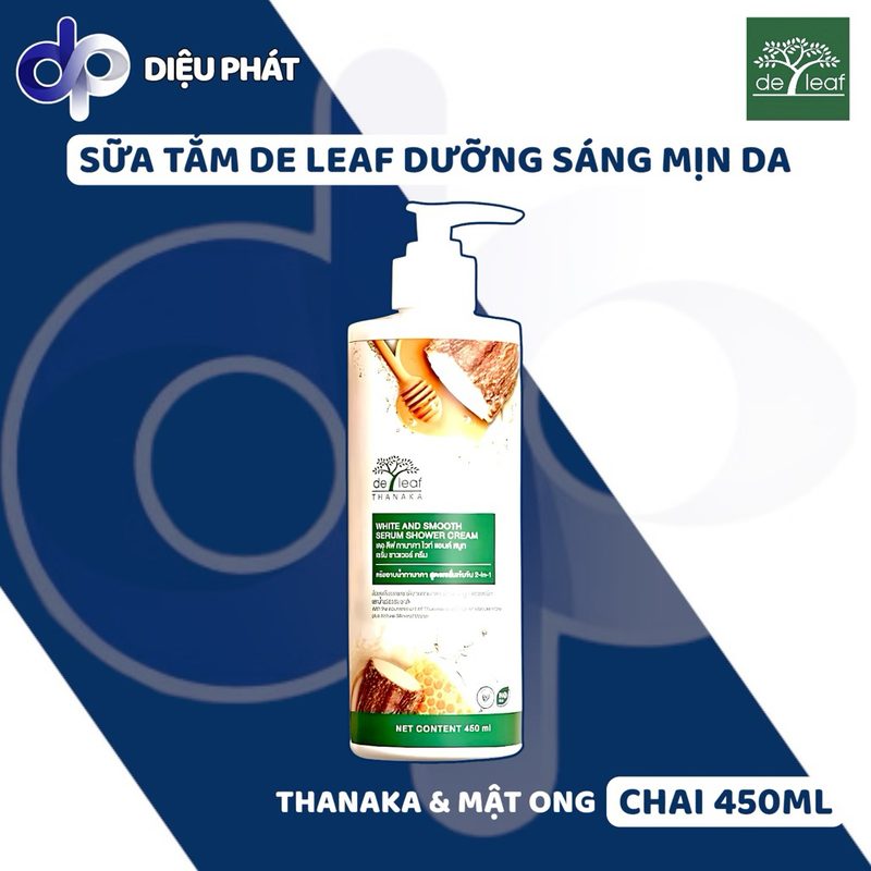 Ảnh 2 của COMBO 6 Sữa Tắm Serum De Leaf 450ML Thanaka Lựu Đỏ Dưỡng Sáng Mịn
