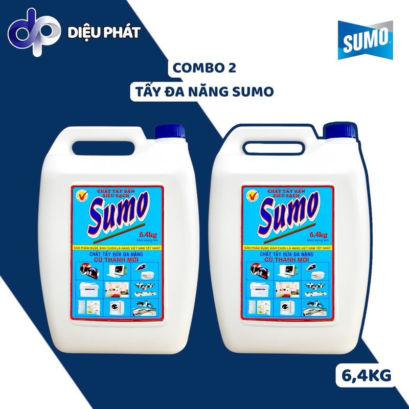 Thùng Tẩy Đa Năng SUMO Can 6.4kg – Làm Sạch Vết Bẩn Cứng Đầu, Tiết Kiệm, An Toàn