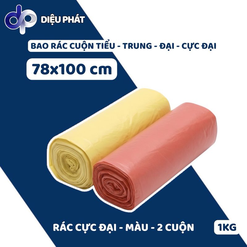 Ảnh 6 của COMBO 5 Túi Rác Cuộn Đen Và Màu Gói 1KG Dày Dặn Dai Chắc Có Đường Gân Xé Tiện Lợi Cho Gia Đình
