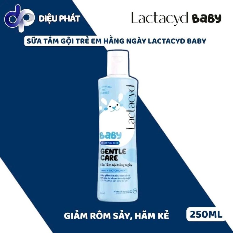 Ảnh 2 của Thùng Sữa Tắm Gội Cho Bé Lactacyd Baby 250ML Gentle Care Extra Milky Active Play Giảm Rôm Sảy