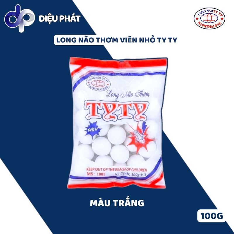 Ảnh 3 của COMBO Long Não Thơm Ty Ty Gói 28 Viên 100g - Chống Gián, Kiến, Sạch Không Gian, Mùi Dễ Chịu