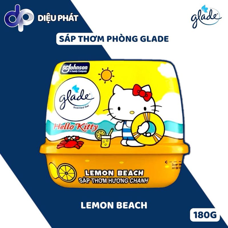 Ảnh 13 của COMBO Sáp Thơm Glade 180g – 16 Hương (9 Cơ Bản, 3 Cao Cấp, 4 Hello Kitty) | Khử Mùi Thơm 30 Ngày