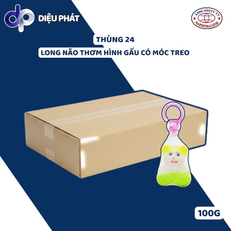 COMBO Long Não Hình Gấu Treo Thơm TY TY 100g – Khử Mùi Toilet, Chống Côn Trùng